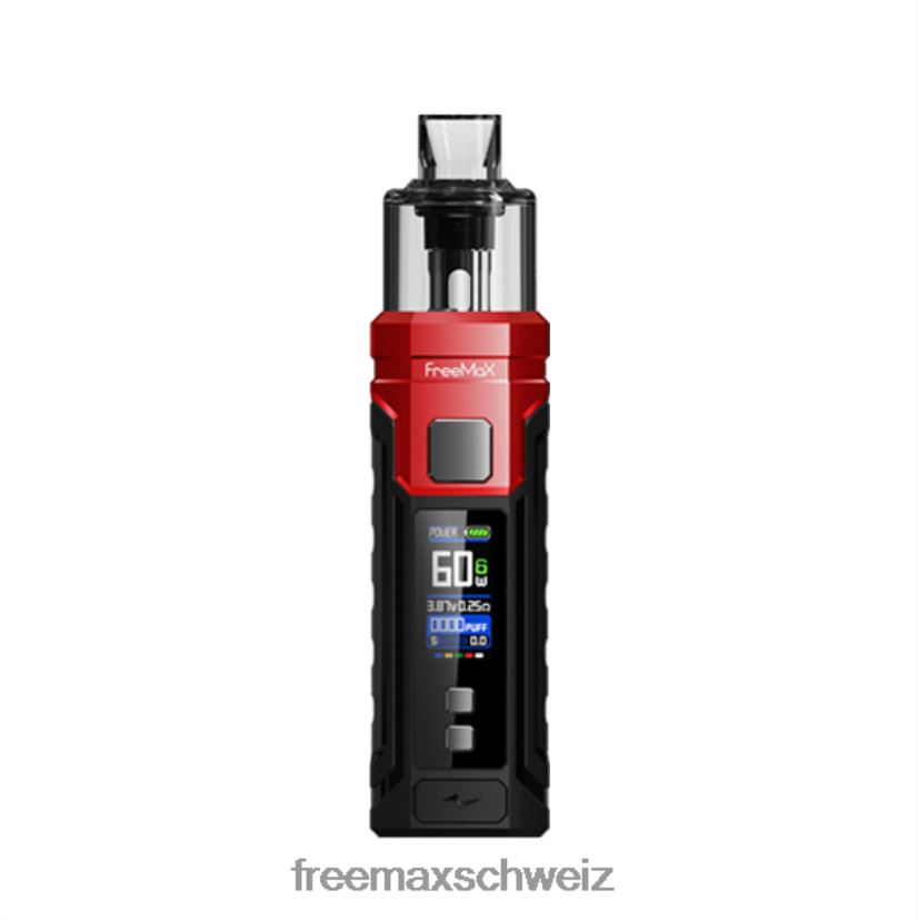 FreeMAX MARVOS 60-W-Kit rot schwarz VLR60N52 Freemax Vape Schweiz