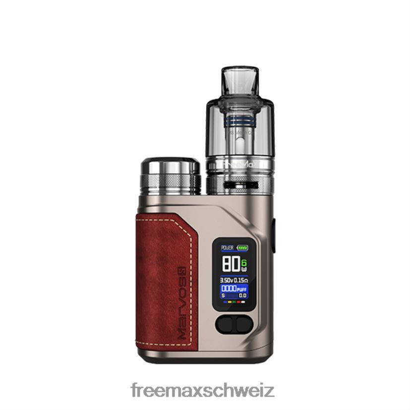 FreeMAX MARVOS s 80-W-Kit gunmetal-rot VLR60N37 Freemax Pod Vape