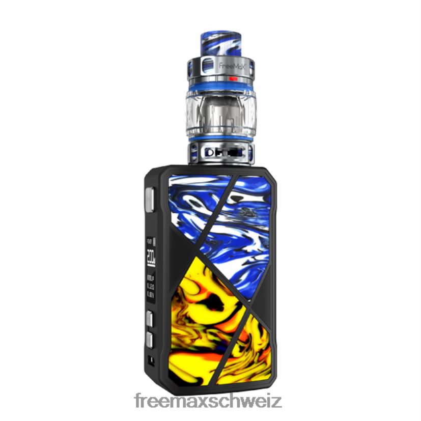 FreeMAX MAXUS 200-W-Kit Blau Gelb VLR60N7 Freemax Pod Vape