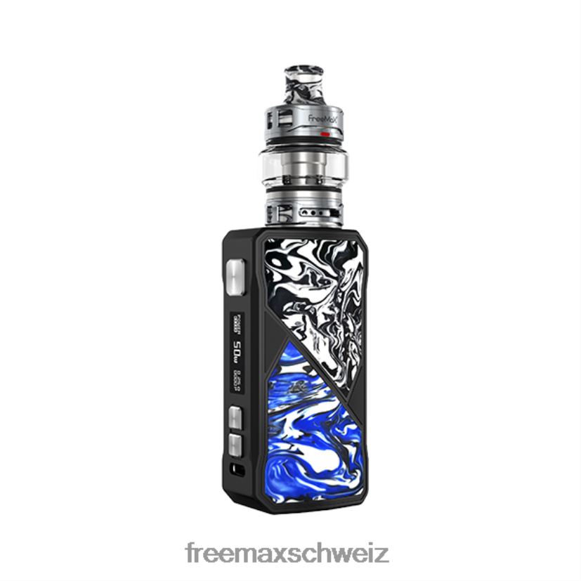 FreeMAX MAXUS 50-W-Kit Schwarz Blau VLR60N66 Freemax Pod Kit